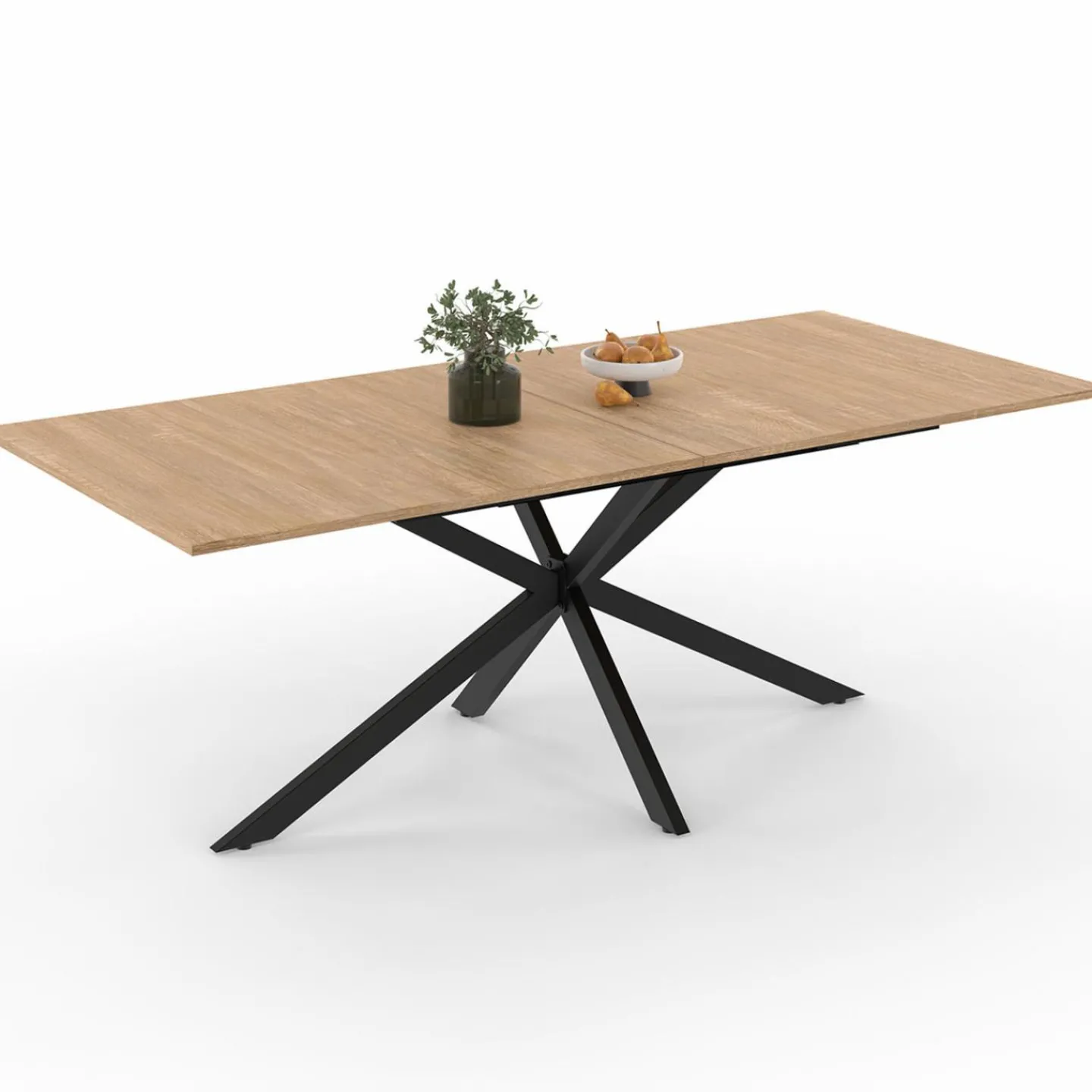 Table à manger rectangle 200cm pied araignée*IDMarket Discount