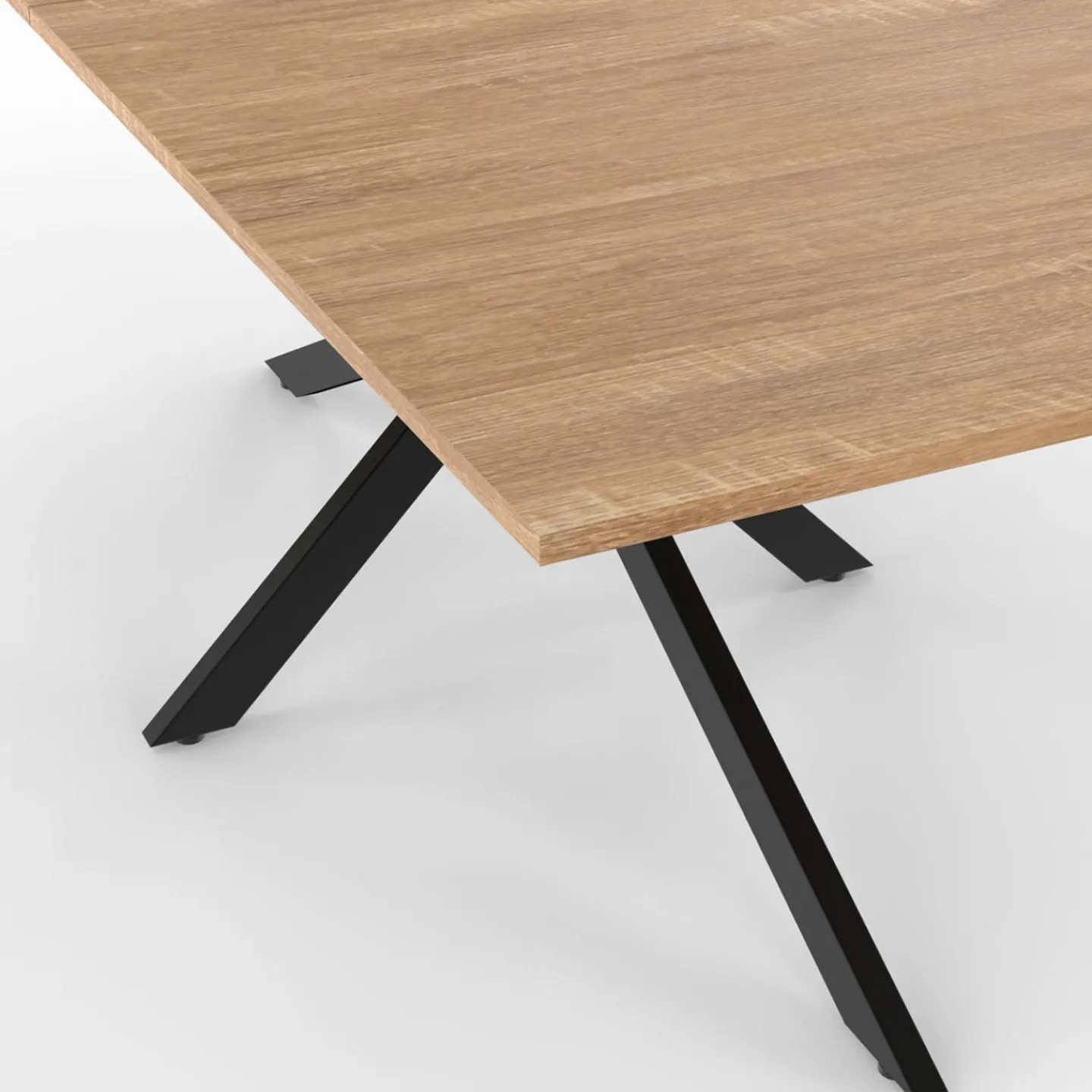 Table à manger rectangle 200cm pied araignée*IDMarket Discount