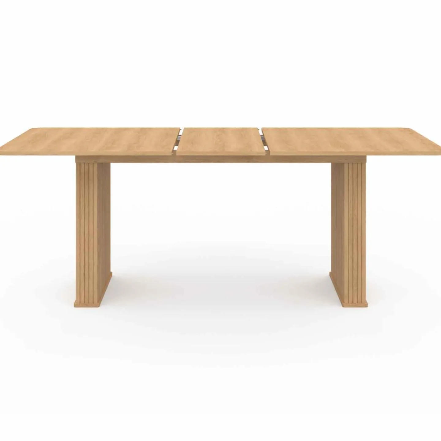 Table à manger rectangulaire extensible coloris bois 6-10 personnes*IDMarket Discount