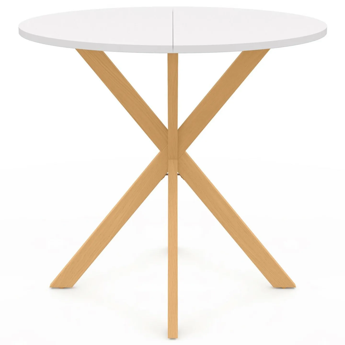 Table à manger ronde 4 personnes pied araignée*IDMarket Clearance