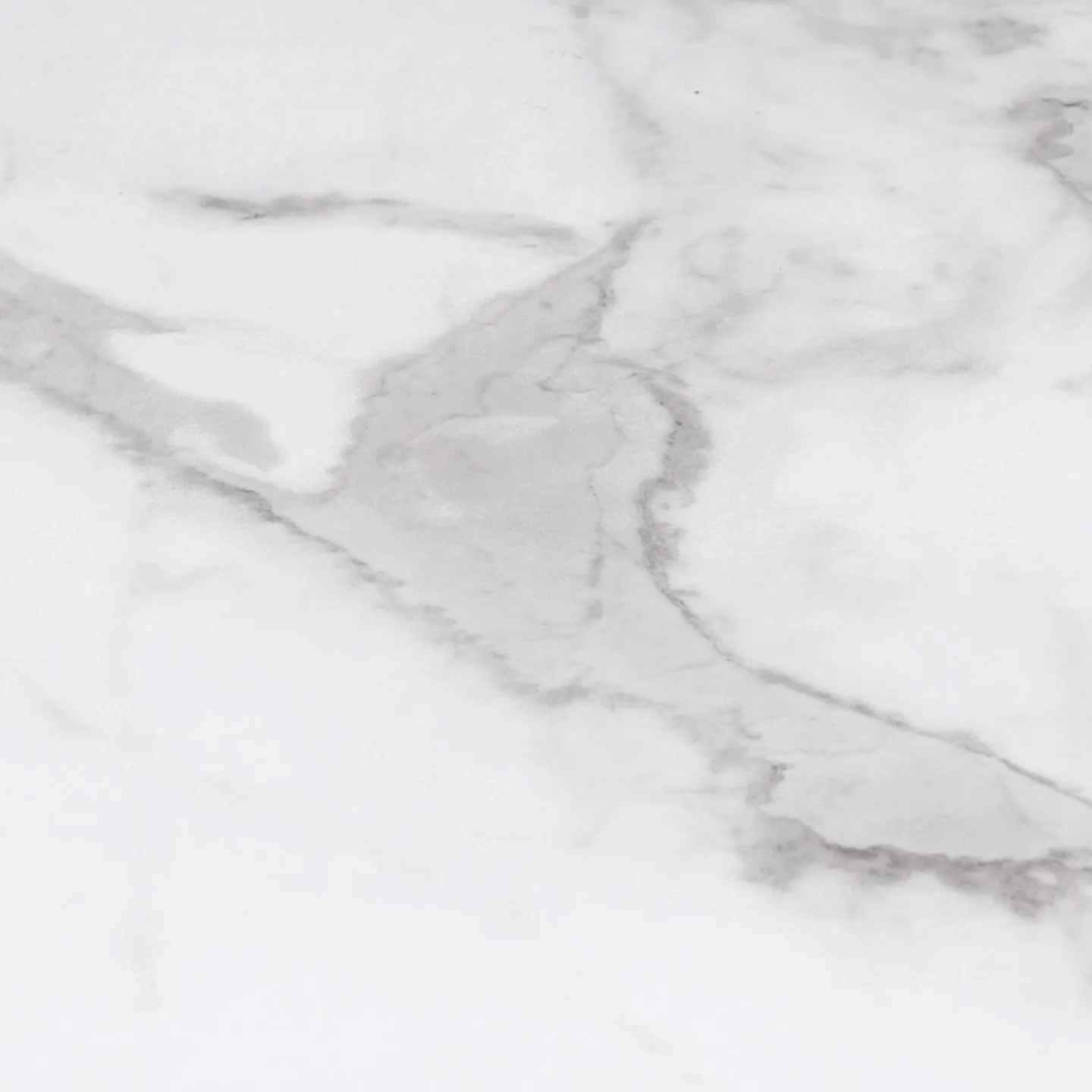 Table à manger ronde effet marbre blanc 4-6 personnes*IDMarket Online