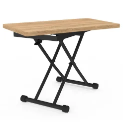 Table basse convertible en table à manger industrielle*IDMarket Clearance