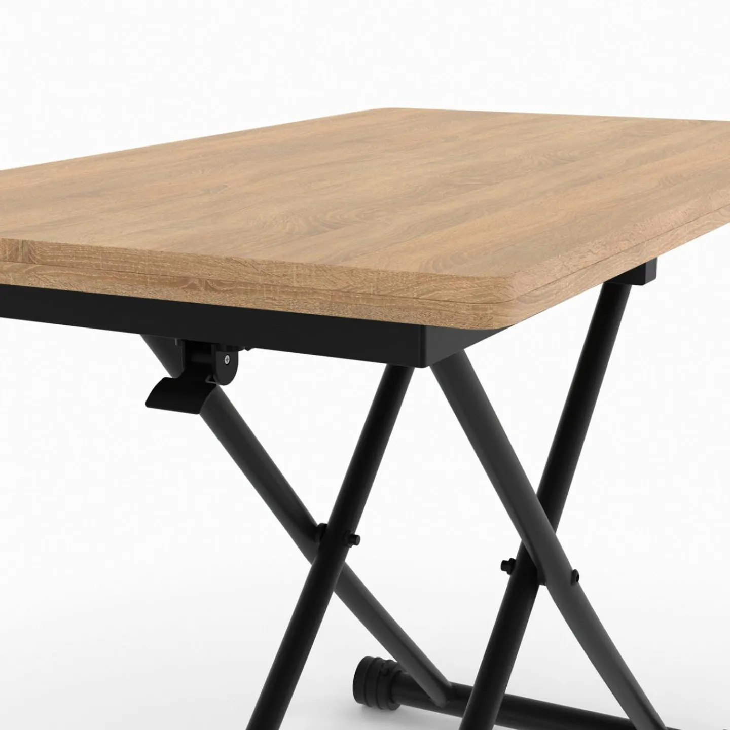 Table basse convertible en table à manger industrielle*IDMarket Clearance