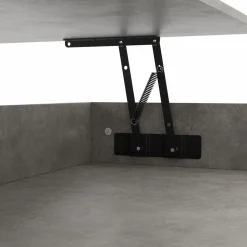 Table basse effet béton et blanc*IDMarket Clearance