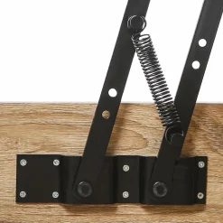 Table basse industrielle blanche et bois avec plateau relevable*IDMarket Hot