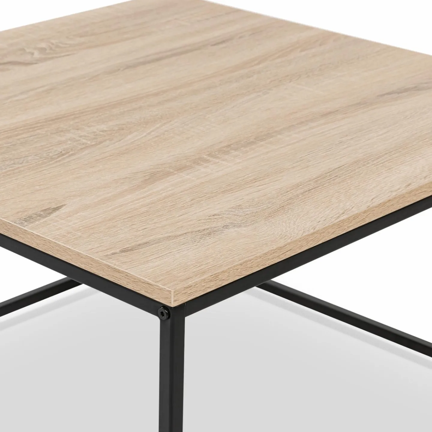 Table basse métal industriel carrée*IDMarket Best