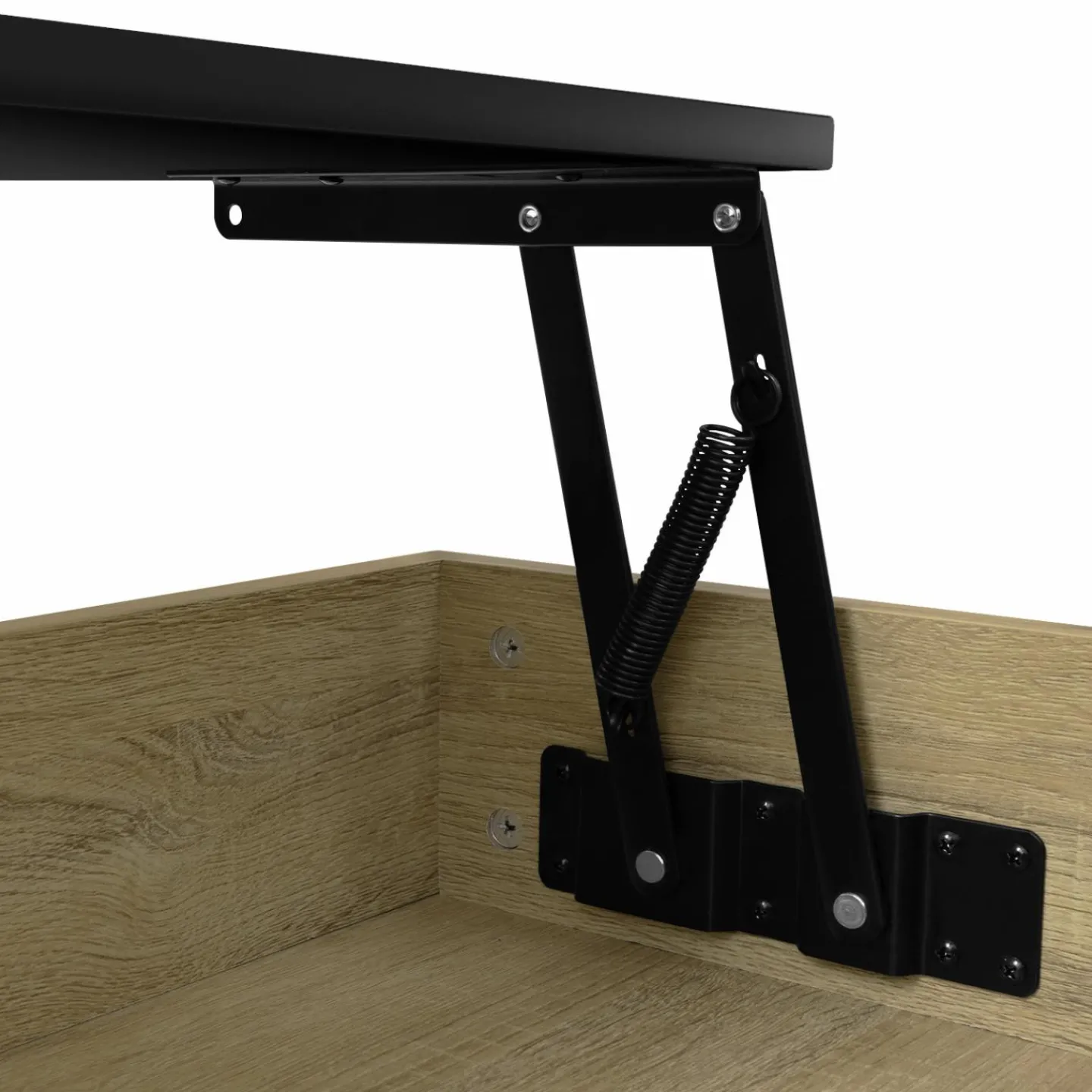 Table basse rectangle design industriel*IDMarket Hot