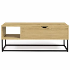 Table basse relevable bois et métal avec rangements*IDMarket Sale