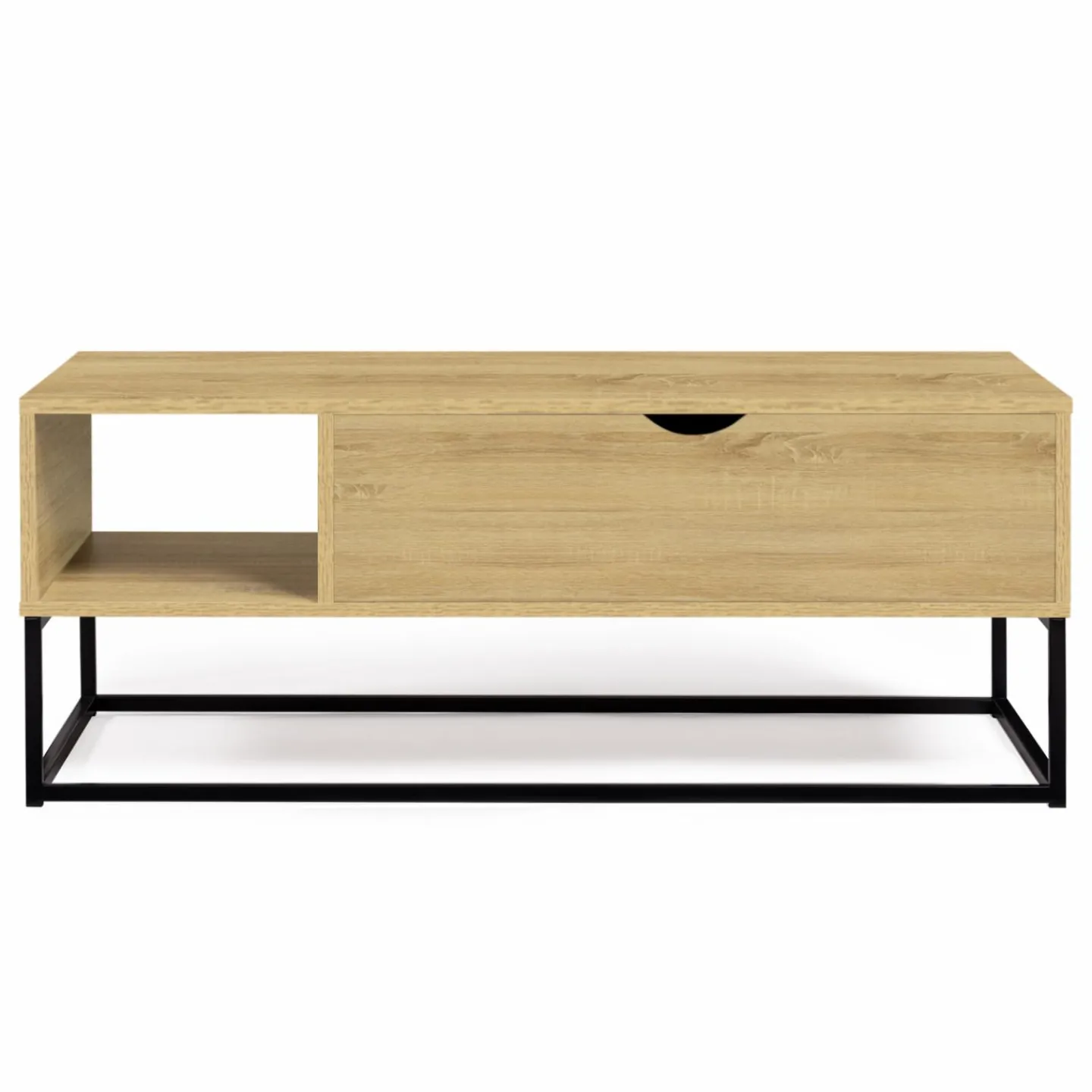 Table basse relevable bois et métal avec rangements*IDMarket Sale