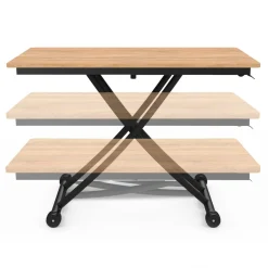 Table basse relevable en table à manger industrielle*IDMarket Clearance