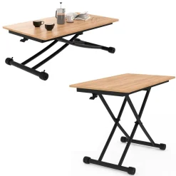 Table basse relevable en table à manger industrielle*IDMarket Clearance