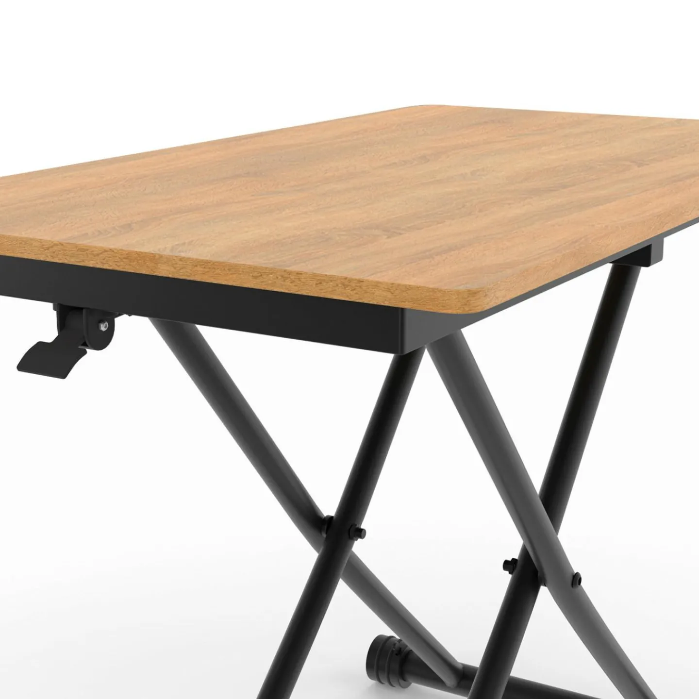 Table basse relevable en table à manger industrielle*IDMarket Clearance