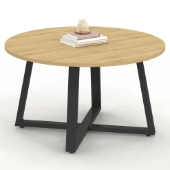 Table basse ronde 70 cm*IDMarket New