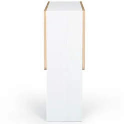 Table console bois blanc et imitation hêtre*IDMarket New