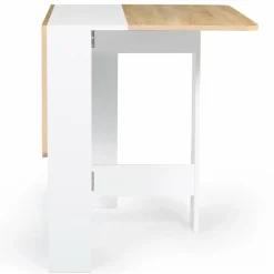 Table console bois blanc et imitation hêtre*IDMarket New