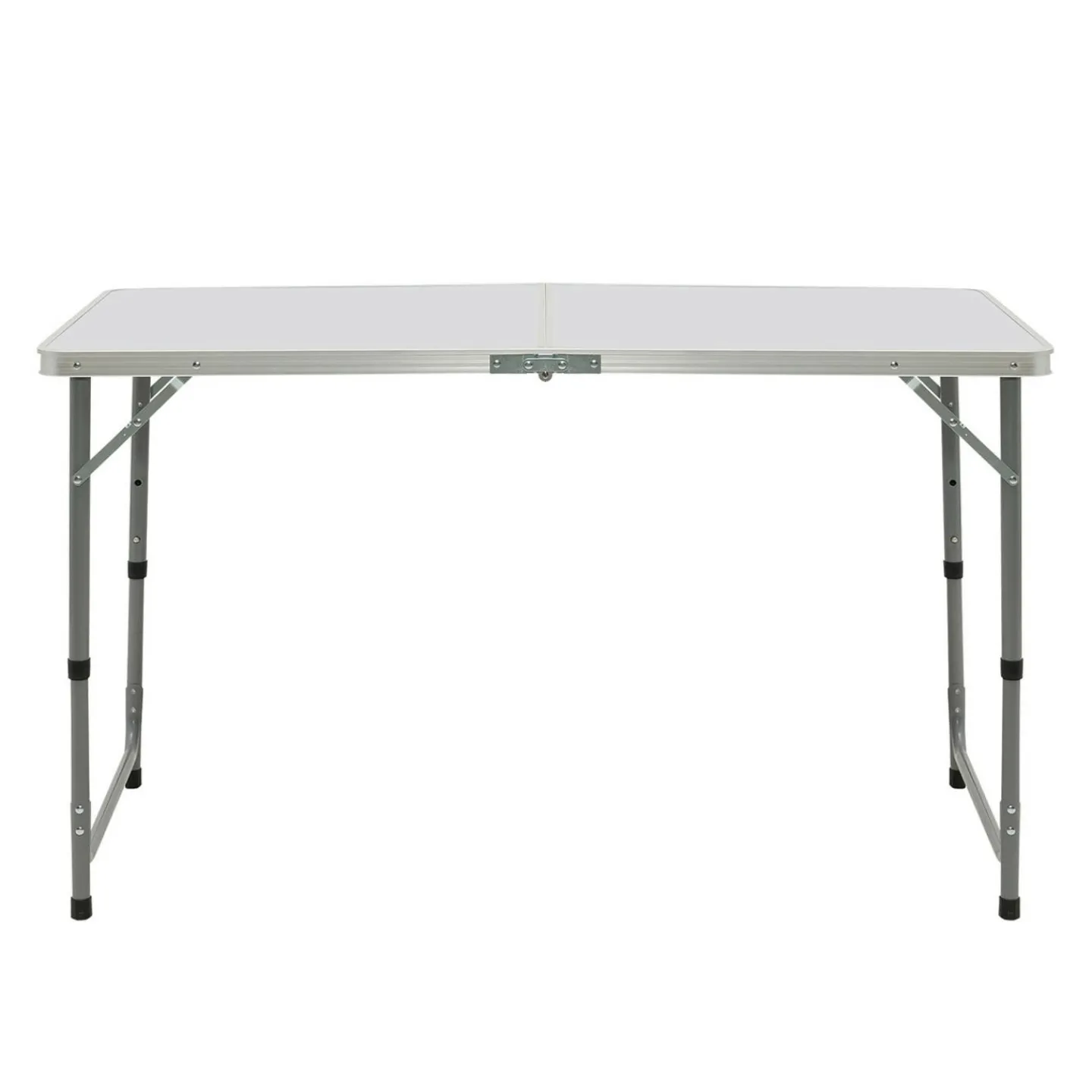 Table de camping pliante de 120 cm à hauteur réglable pour 4 personnes*IDMarket Discount