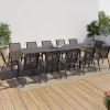 Table de jardin extensible 12 places avec chaises*IDMarket Sale