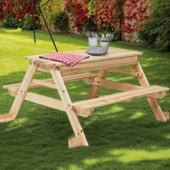 Table de pique nique enfant bac à sable*IDMarket Discount