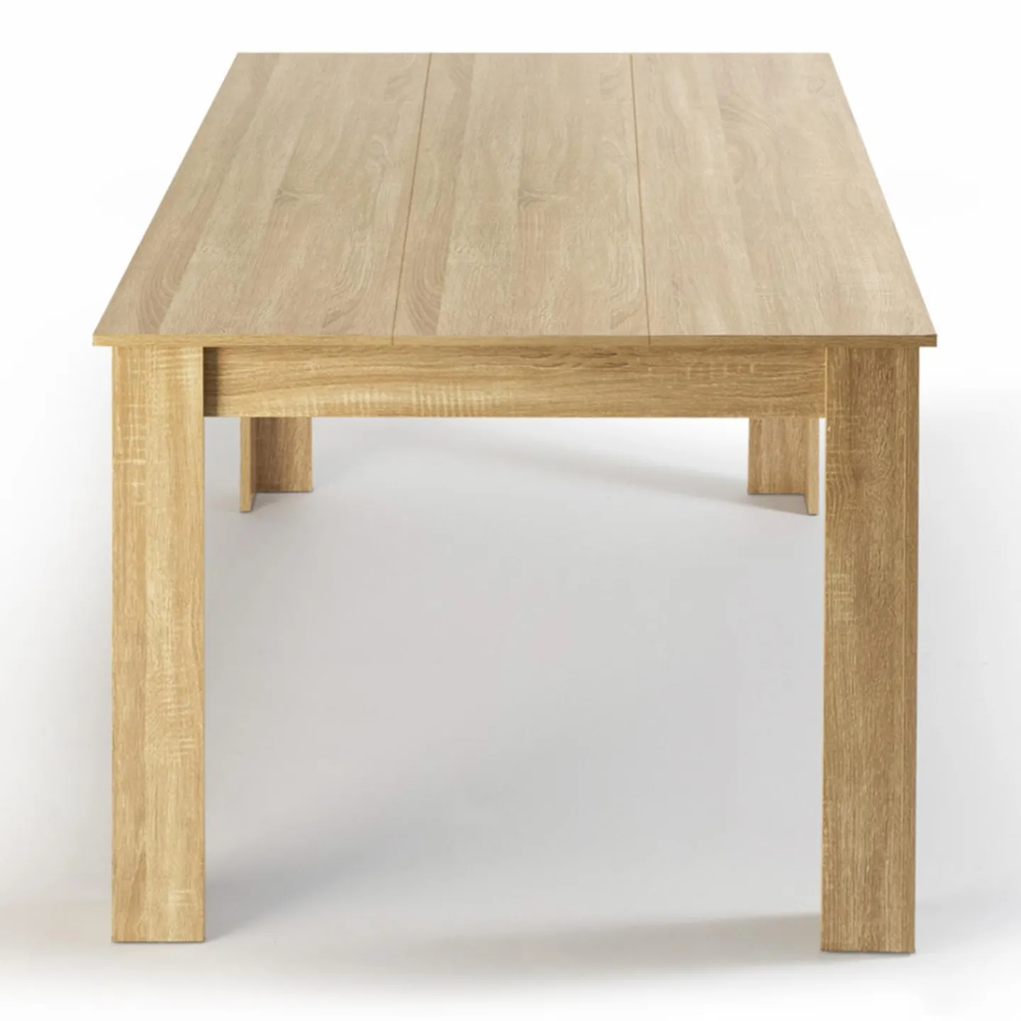 Table de salle à manger en bois imitation hêtre 6 personnes*IDMarket Clearance