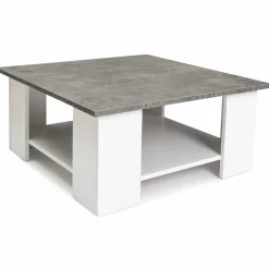 Table de salon imitation béton*IDMarket Clearance