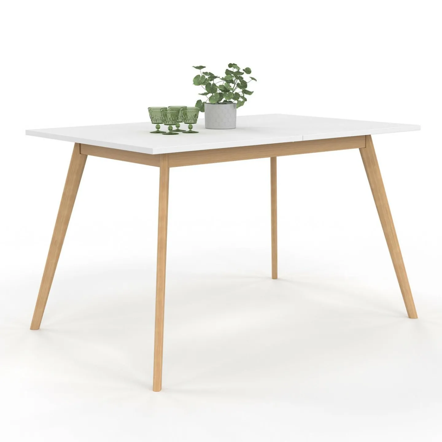 Table extensible scandinave blanche*IDMarket Outlet