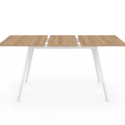 Table extensible scandinave bois et pieds blancs*IDMarket Hot