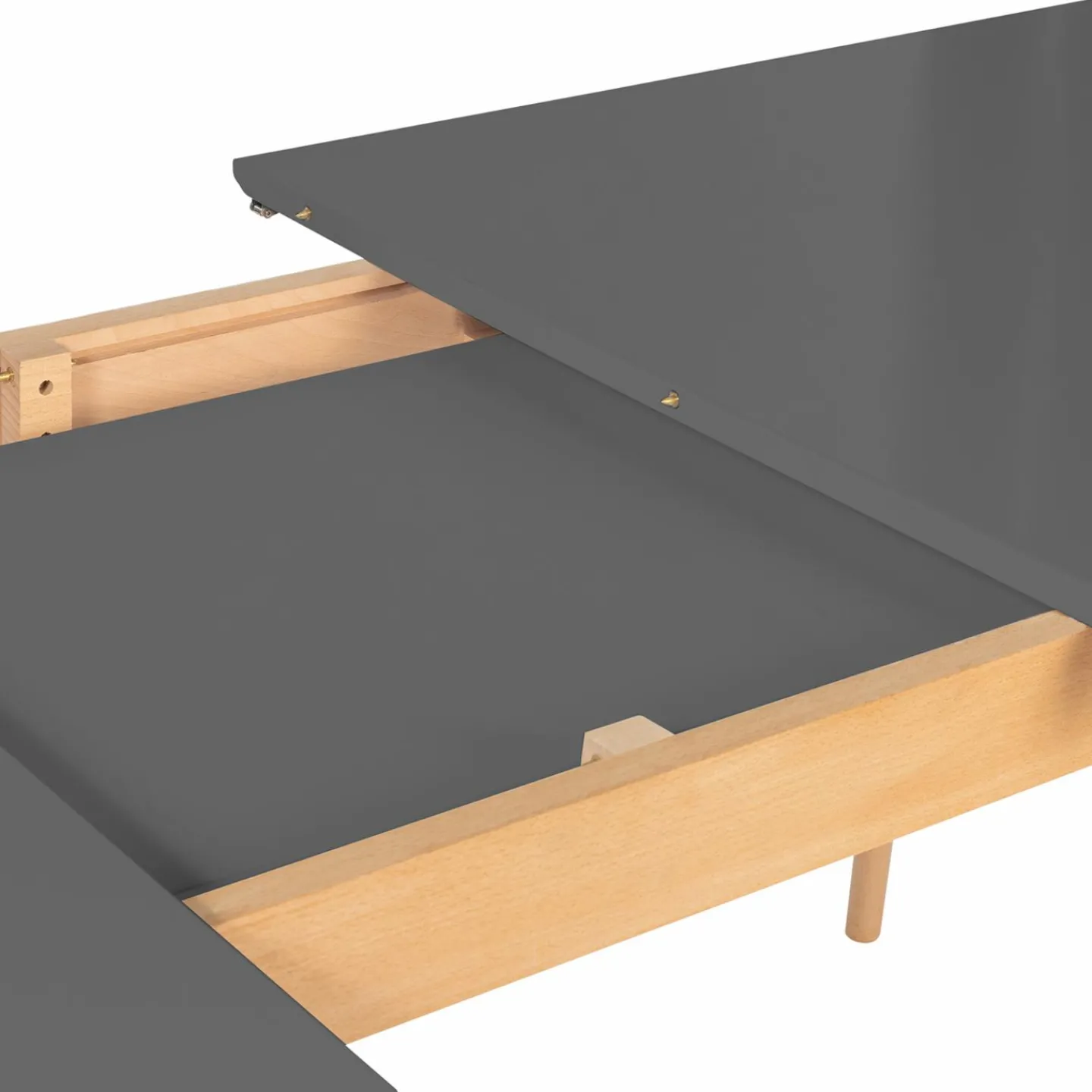 Table extensible scandinave grise anthracite*IDMarket Discount