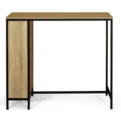 Table haute avec tabourets pour 2 style industriel*IDMarket Online