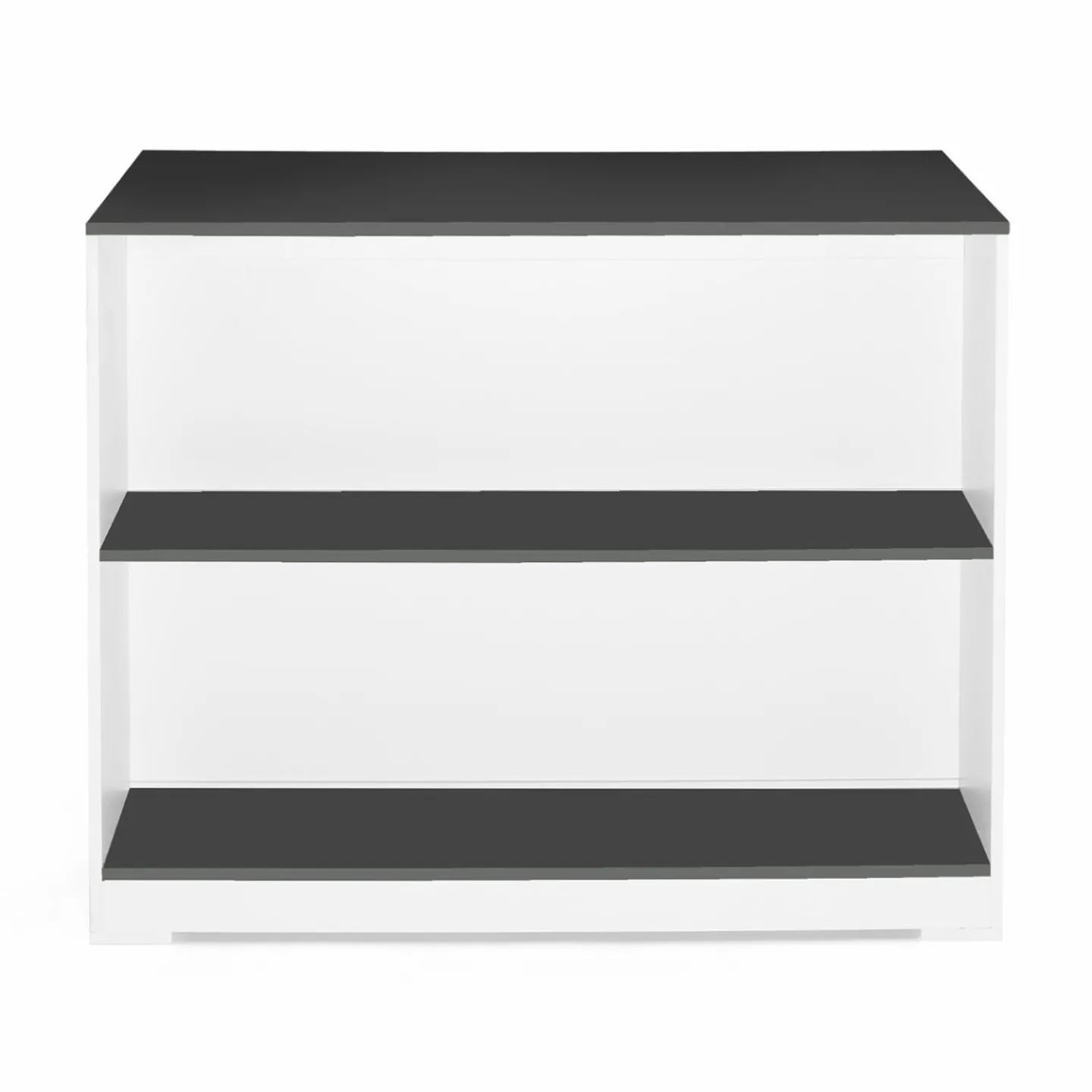 Table haute îlot de cuisine blanche et grise*IDMarket Sale