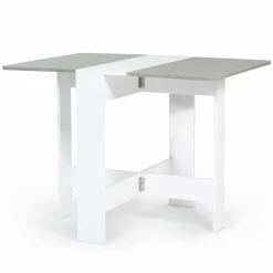 Table pliante design blanche et grise*IDMarket Sale