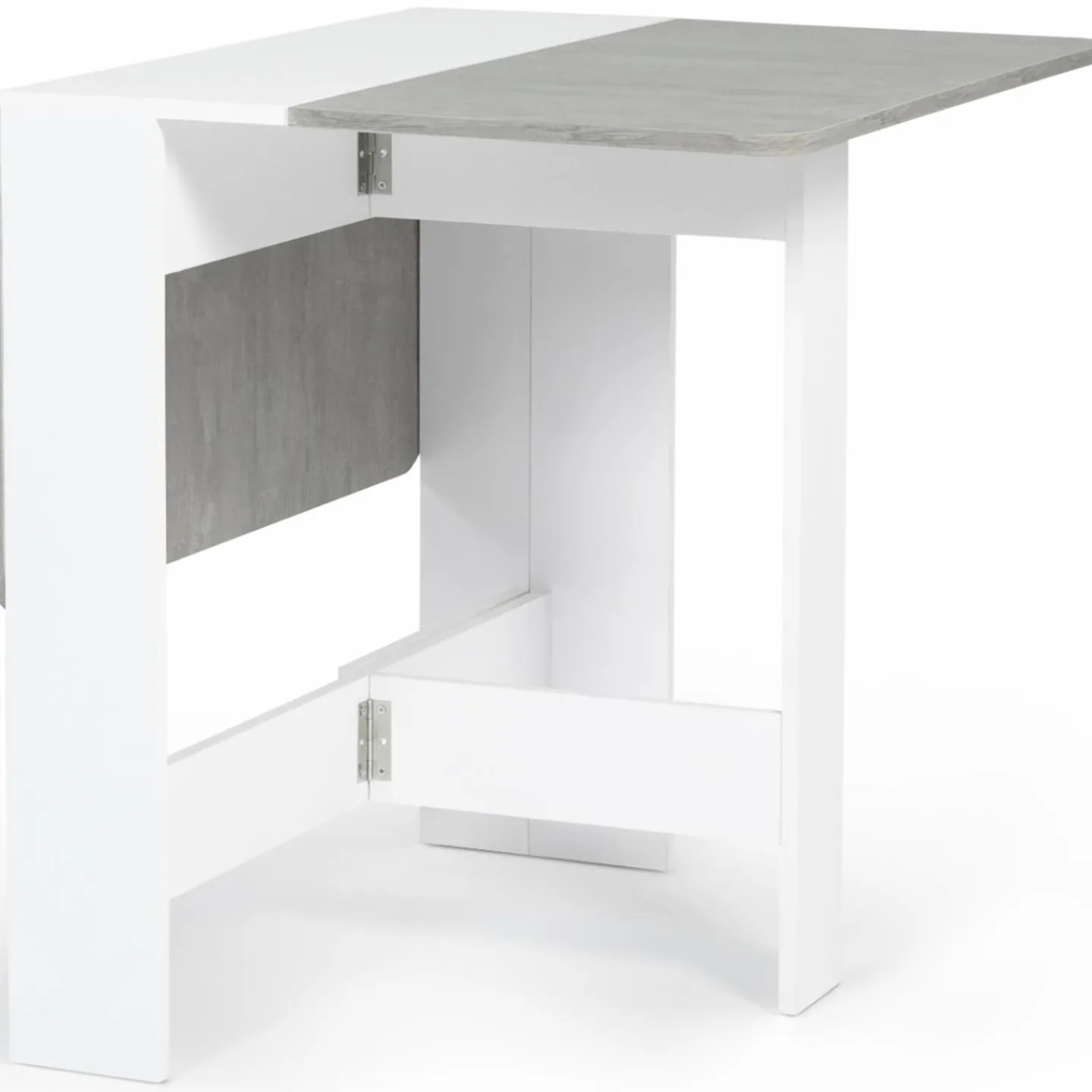 Table pliante design blanche et grise*IDMarket Sale