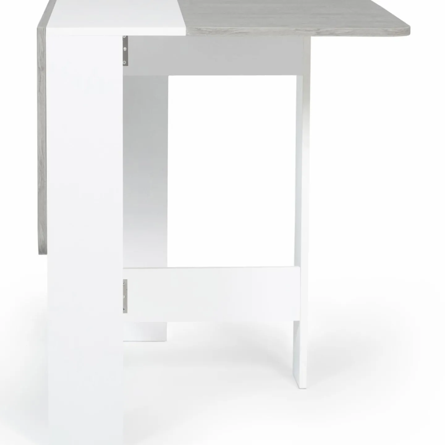 Table pliante design blanche et grise*IDMarket Sale