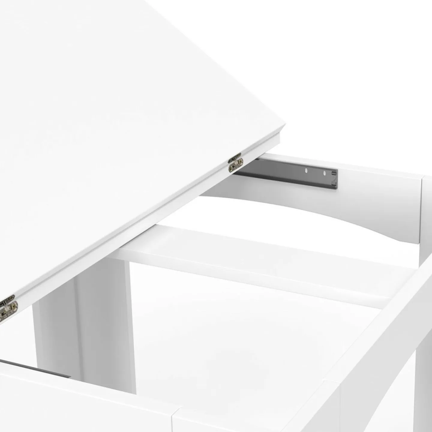 Table salle à manger extensible blanche*IDMarket Discount