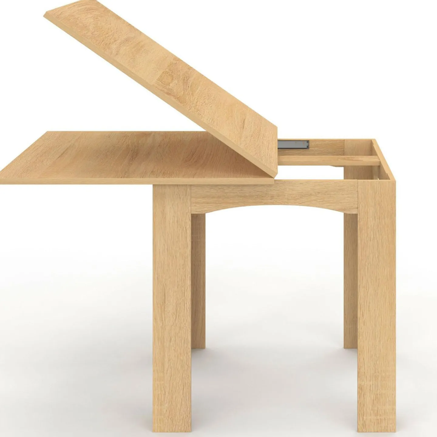 Table salle à manger extensible imitation hêtre*IDMarket Online