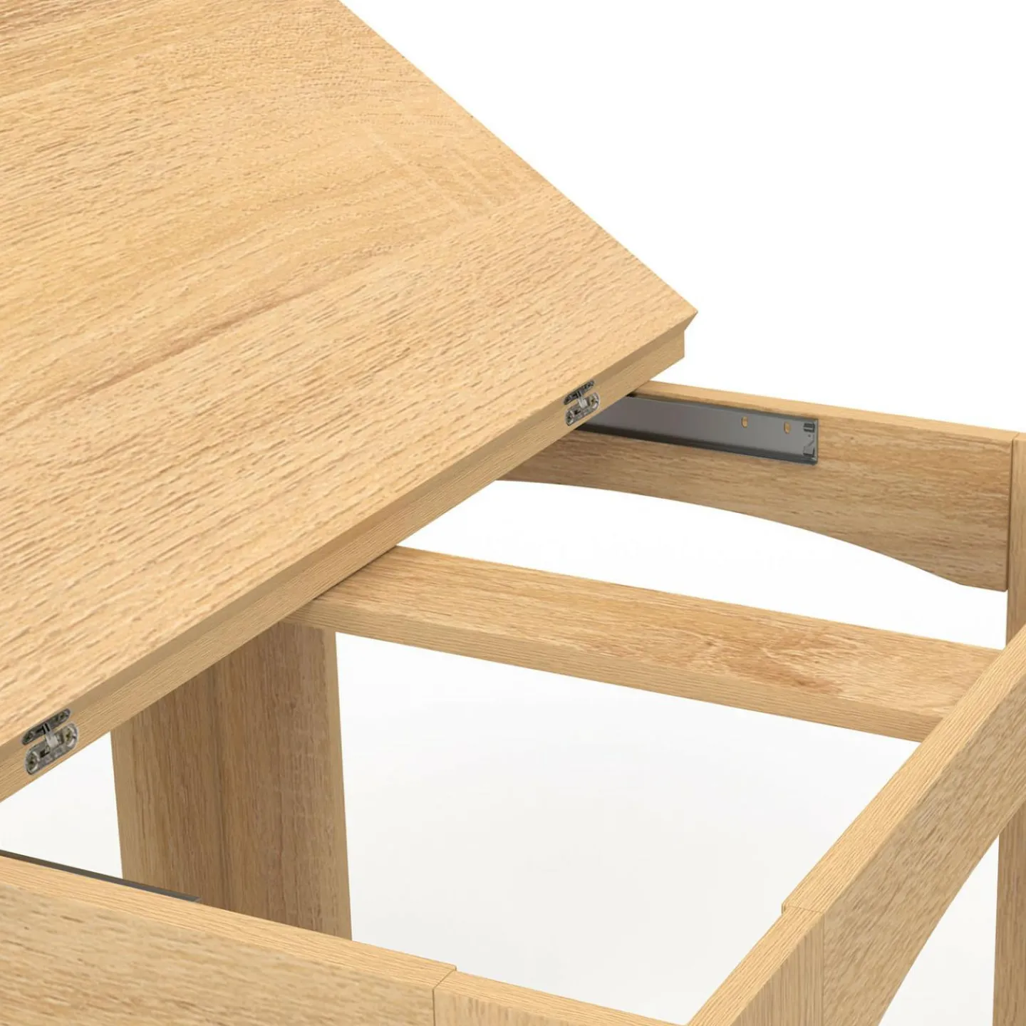 Table salle à manger extensible imitation hêtre*IDMarket Online