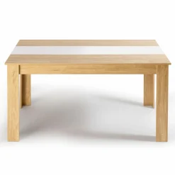 Table salle à manger moderne imitation hêtre et blanc*IDMarket Hot