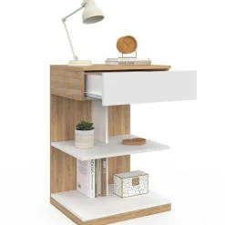 Tables de nuit avec un tiroir et deux étagères*IDMarket