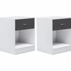 Tables de nuit blanches*IDMarket Discount