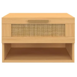 Tables de nuit murales cannage et bois*IDMarket Hot