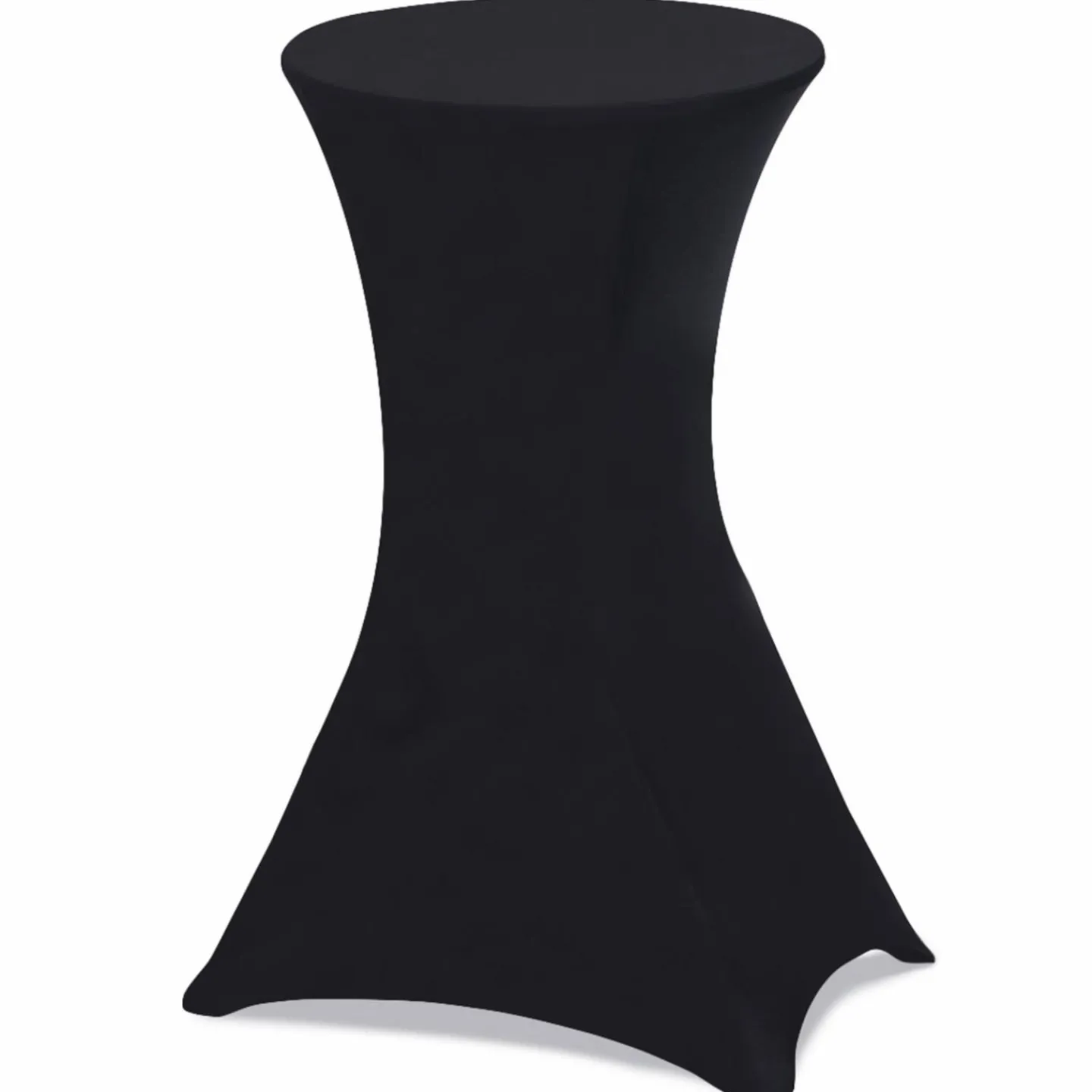 Tables mange-debout pliantes avec housse noire*IDMarket Best