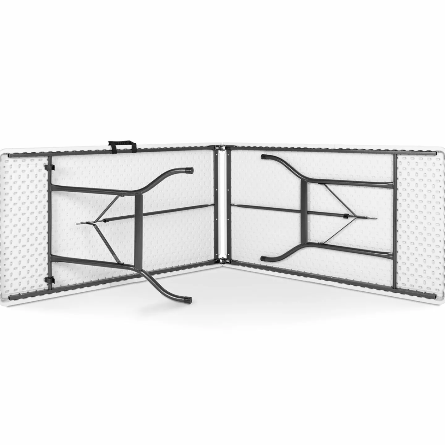 Tables pliantes d'extérieur 180 cm blanche*IDMarket Online