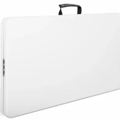 Tables pliantes d'extérieur 180 cm blanche*IDMarket Online