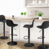 Tabourets de bar design noirs*IDMarket Best