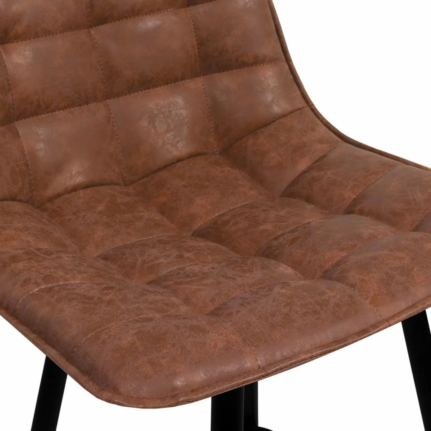 Tabourets de bar vintage marron vieilli*IDMarket Clearance