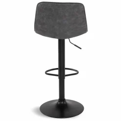 Tabourets réglables en hauteur gris*IDMarket New