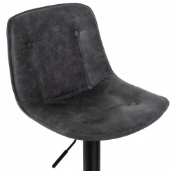 Tabourets réglables en hauteur gris*IDMarket New