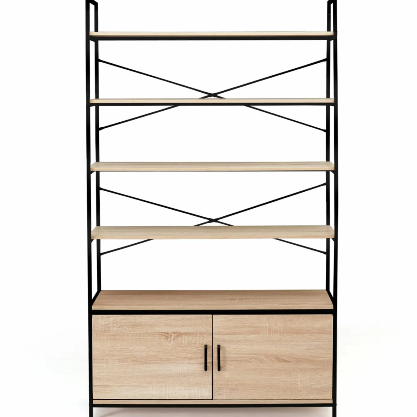 Étagère bibliothèque industrielle 170 cm*IDMarket Clearance