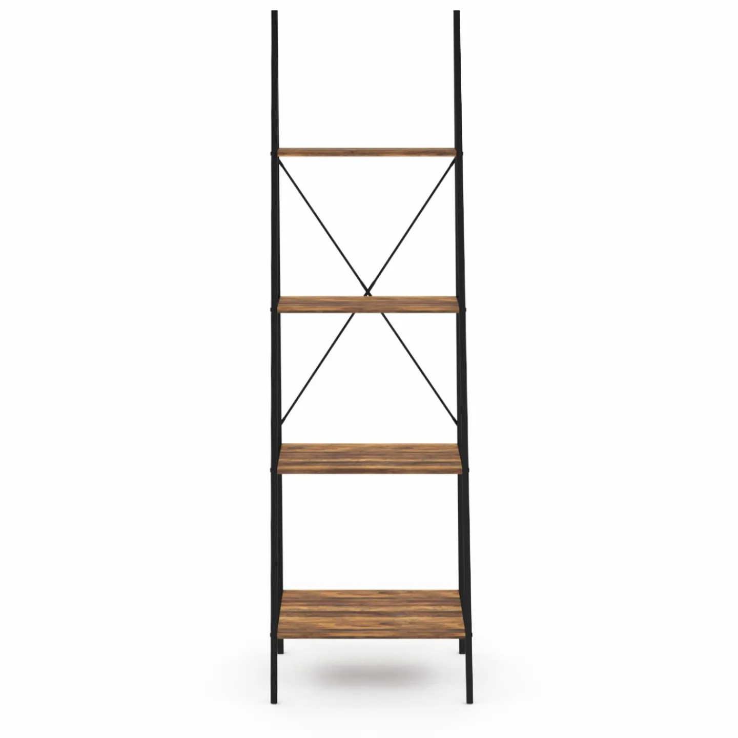 Étagère échelle industrielle effet vieilli 4 niveaux 170 cm*IDMarket Best