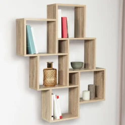 Étagère cube murale bois 1m*IDMarket Discount