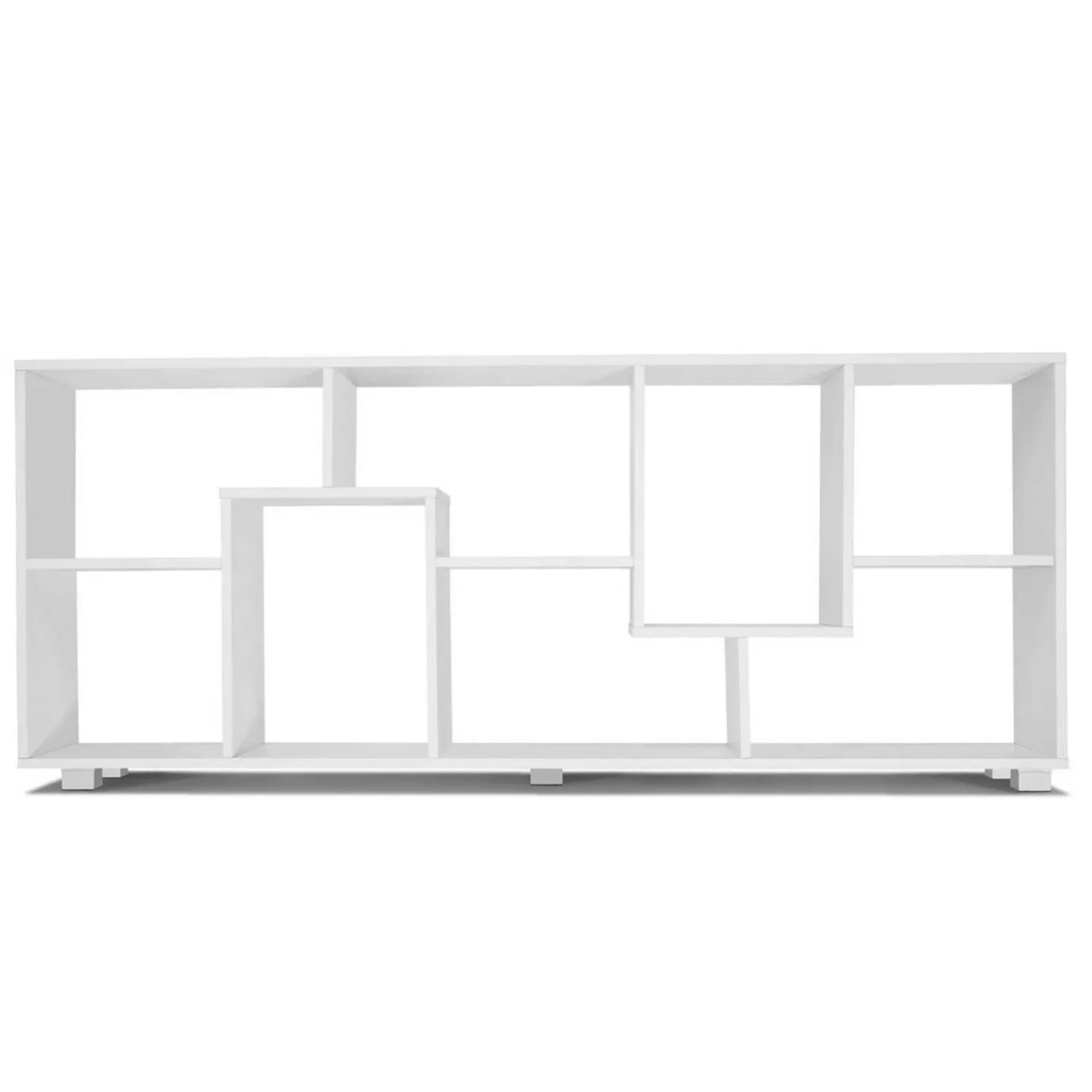 Étagère de salon moderne en bois blanc*IDMarket Sale